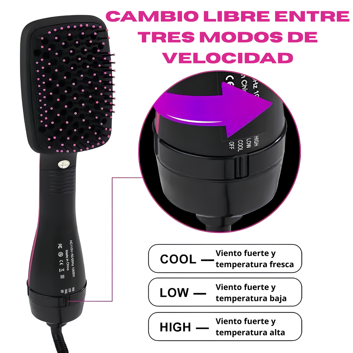 Cepillo secador de pelo