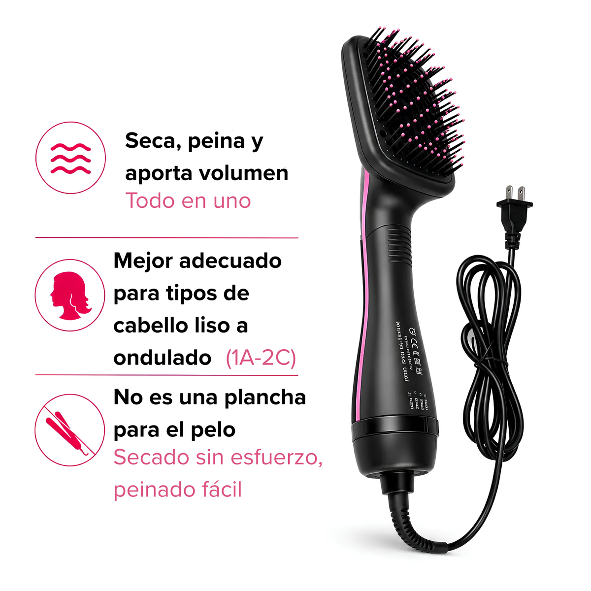Cepillo secador de pelo